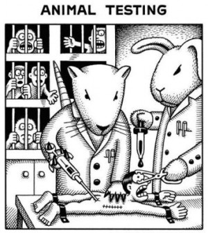 Speaking out against animal experimentation; UBC on defensive