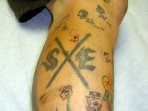 This is the newest craze!Blindfolded Skull Tattoos!My friend Shane ...