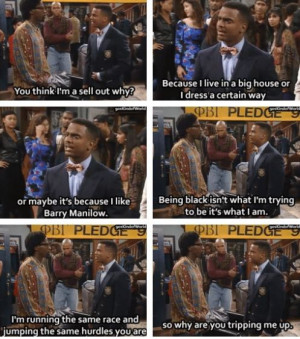 Carlton keepin' it real.