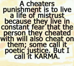 Just remember karma gets you. You want to lie in your life remember it ...