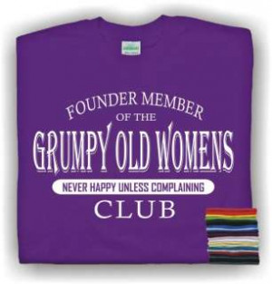GRUMPY OLD WOMENS CLUB FUNNY T SHIRT 21 COLOURS