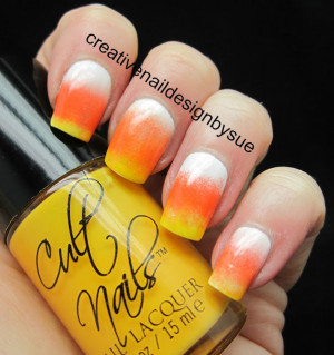 Candy Corn Nails