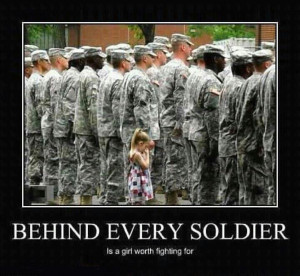 this. Being a daughter of a military father, it makes me proud....Army ...
