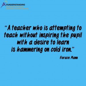 ... With A Desire To Learn Is Hammering On Cold Iron - Education Quote