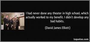 More David James Elliott Quotes