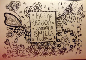 Zentangle Quote for the office!!!