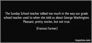 Quotes About Sunday School Teachers