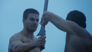 The moment Oliver realizes he cannot win