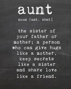 Aunt Wall Art printable by AandLBanners on Etsy, $5.00 More
