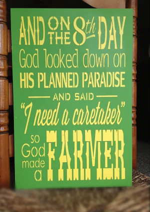 So God Made A Farmer John Deere Green by theshabbyfarmchic on Etsy, $ ...