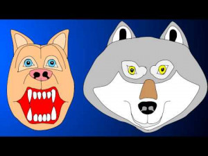Dog and Wolf Singing Duet Animated Wild Pets Lip Sync*
