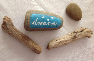 ... painted rock stone with quote / personalized stone / funny gift / Art