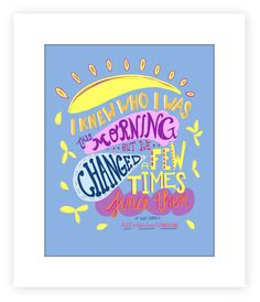 Poster Lewis Carroll quote Alice in Wonderland by SweetestPie, $25.00 ...