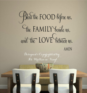 ... Vinyl lettering wall decal words home kitchen art sticker faith quote