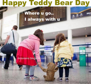 Teddy Bear Day text message wishes quotes greetings for Girlfriend ...