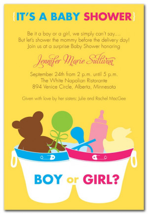 Surprise gender baby shower - though I hate the idea of a surprise ...
