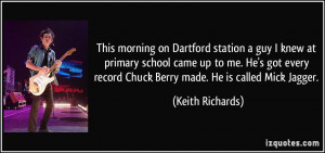 morning on Dartford station a guy I knew at primary school came up ...