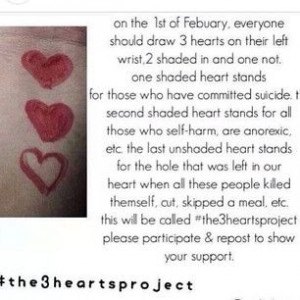 Help raise suicide/self harm awareness