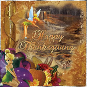Tinkerbell Thanksgiving Cards