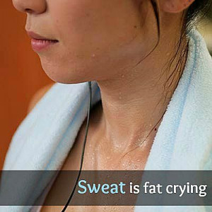 Sweat is your FAT CRYING | health.com