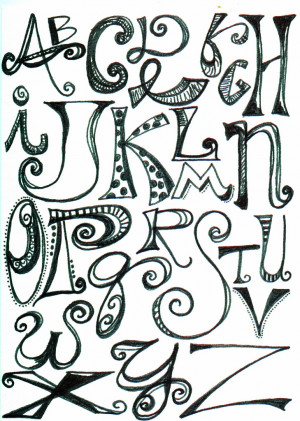 Printable Alphabet Stencils