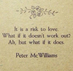 Love is a risk