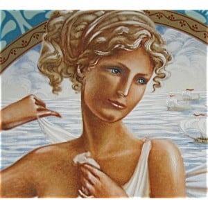 The Greek Goddess of love Aphrodite