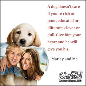 movie quote marley and me more animal film marley and me quotes movie ...