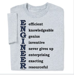 ... Site Map Engineer Gifts for All Engineer Qualities T-shirt