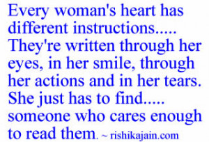Every woman’s heart ……