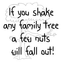 shaking_family_tree_black_greeting_cards_packag.jpg?height=250&width ...