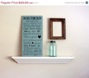 MOTHERS DAY SALE Southern Sweet & Sassy Sayings Hand-Painted Wood Sign ...