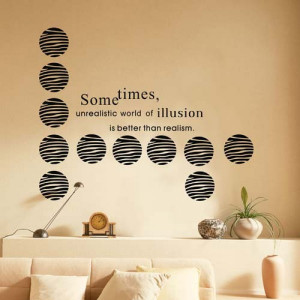 Zebra Print dot sometimes Illusion better thank realism Quotes ...