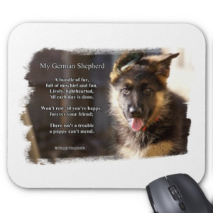 My German Shepherd Mousepad