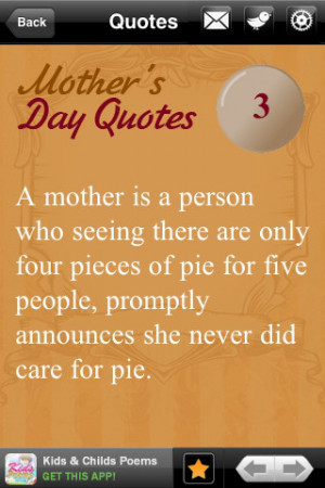 Download Inspirational Mother`s Day Quotes iPhone iPad iOS