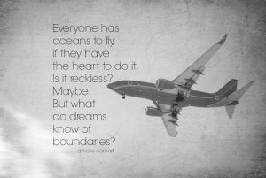 ... Quote Pilot Flyer Air Force Sky Black White Reckless Dreams Boundaries