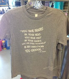 ... at Totally Running. This one with a Dr. Suess quote. How appropriate