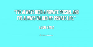 Private Life Quotes