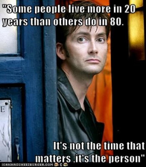Great quote from The Doctor