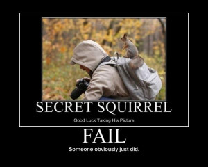 secret squirrel motivational pictures