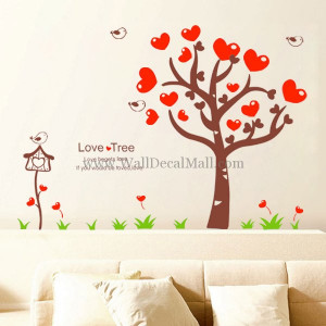 Love Begets Tree Wall Decals