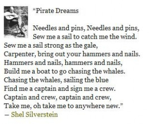 Pirate Dreams -Shel Silverstein