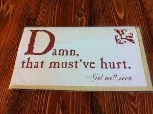 Funny Get Well Soon Cards Card
