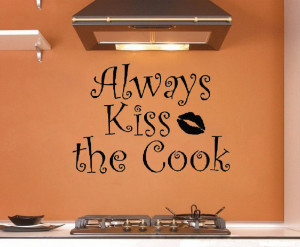 Cute Kitchen Quotes Wall Decals
