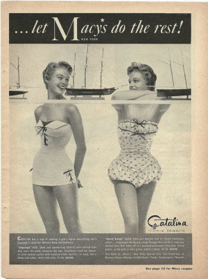 Catalina Swimsuits, Bathing Suits, 1950S Swimsuits, Vintage 1950S ...