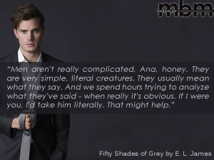 Quotes from Fifty Shades of Grey...