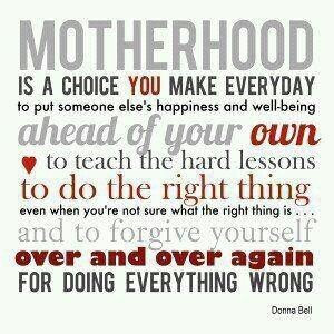 To all the moms who doubt their choices. AMEN!!