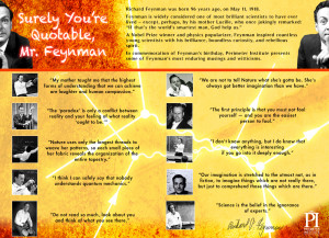 Yes, Richard Feynman was a very, very interesting man. Is there space ...