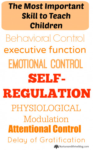 self regulation words