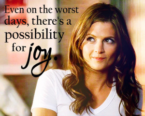 My favorite Kate Beckett quote.